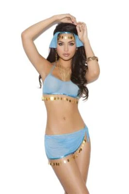 Танцор живота белье костюм комплект монета верхняя юбка голова изделие гарем Hottie 8668 - Изображение 1 из 3