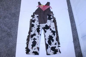 Youth Cowboy Sheriff S (5/6) Halloween Costume Outfit (Brown) Crazy 8 - Picture 1 of 2