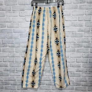 Vintage 90s Southwestern Native Geometric Pattern High Waisted Tapered Pants - Bild 1 von 2