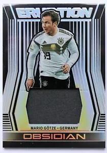 Panini 2019-20 Obsidian Soccer Mario Götze Erupción Material usado por el partido /199 - Imagen 1 de 2