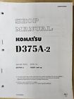 Manuel d'atelier Komatsu D375A-2, SN : 16001-up, 10/1991