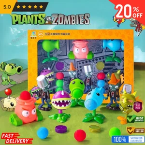 Plants vs Zombies Peashooter Snow Pea Chomper Zombie Figura de Acción Juguete Regalo NUEVO - Imagen 1 de 5