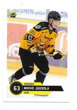 2021-22 Finnish CardSet #311 Mikko Juusola Kalpa, Sheffield Steelers