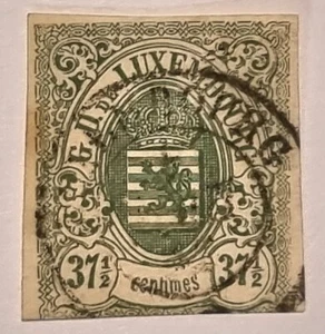 Luxembourg 37 1/2c SG 35 - High value stamp. Selling at a fair price. - Bild 1 von 3