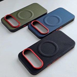 For Google Pixel 9 Pro XL 10 9a Magnetic Nylon Case TPU+Metal Back Cover Luxury - Picture 1 of 14
