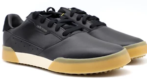 adidas Men Adicross Retro Spikeless Golf Shoes Black Gum EE9163 US Size 8 - Picture 1 of 8
