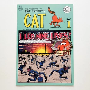 The Adventures of Fat Freddy's Cat #1 1988 Rip Off Press FN Cond - 8th Print - Bild 1 von 8