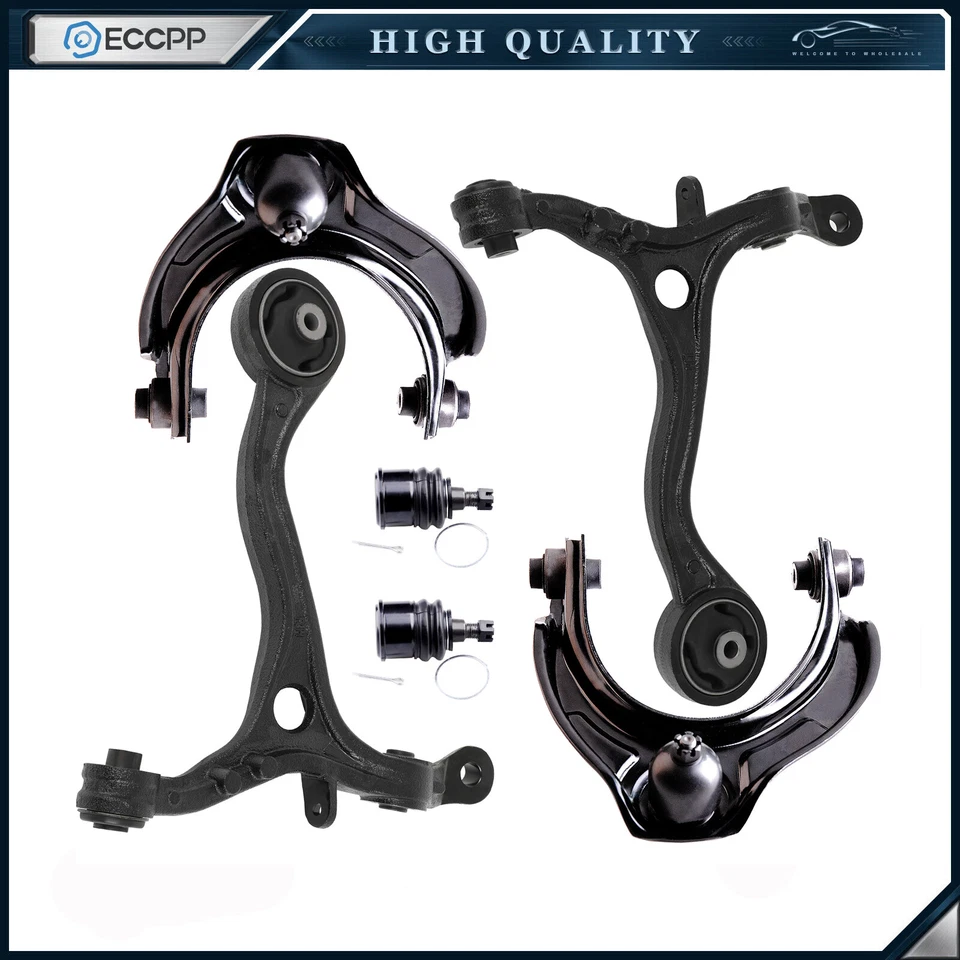 Front Upper & Lower Control Arm Ball Joints For 2008-2014 Honda Accord Acura TSX - Изображение 1 из 4