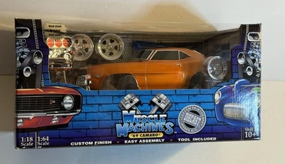 Muscle Machines 1:18 1:64 1969 Chevy Camaro Build It Diecast Model Kit NEW READ - Image 1 of 4