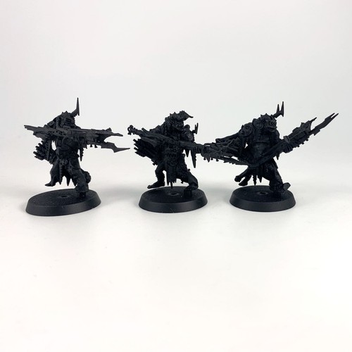 X3 Ork Warbiker Mob / Motos - Warhammer 40K - Figurines Plastique - Occasion
