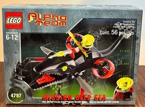 LEGO 4797 Alpha Team Mission Deep Sea OGEL Mutant Killer Whale Set New T8 - Picture 1 of 5