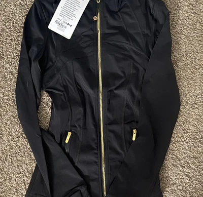 Chaqueta lululemon define 6 cremallera oro negro mujer nueva Foto 1 de 2