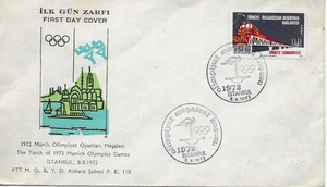 Torcia Monaco Giochi Olimpici Turchiye 1972 - Olimpiadi Monaco Torcia Ferrovia - Foto 1 di 1