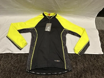 *Brand New With Tags* Funkier Ladies Thermal LS Cycling Jersey J784-LW Size L - Image 1 of 4