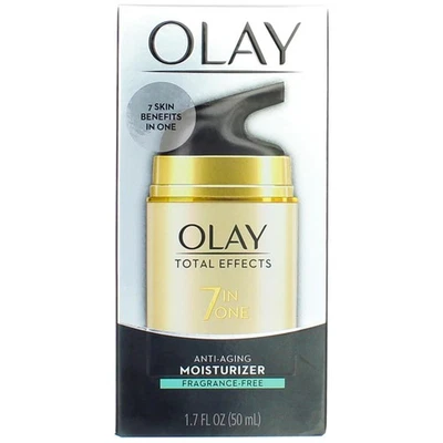 3 Pack Olay Total Effects Anti-Aging Face Moisturizer, Unscented, 1.7 oz - Image 1 of 4