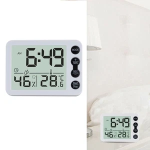 Clock Clocks Home Decorations White 9.2 Cm X 6.7 Cm X 1.2 Cm High Qulity - Picture 1 of 8