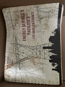 2002 Thomas Bros. Map –Los Angeles County Energy Service Facilities Rare Edition - Picture 1 of 3