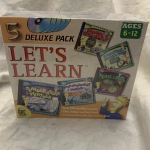 Let's Learn Deluxe 5 Pack Practical information kids need to know WINDOWS/MAC - Picture 1 of 6