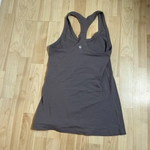 Camiseta sin mangas Lululemon para mujer TaupeRacer espalda ropa deportiva camiseta sin mangas talla pequeña - Imagen 1 de 4