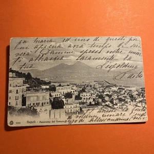 CARTOLINA PICCOLA BIANCO E NERO COLLEZIONE NAPOLI - PANORAMA DAL VOMERO - Foto 1 di 2