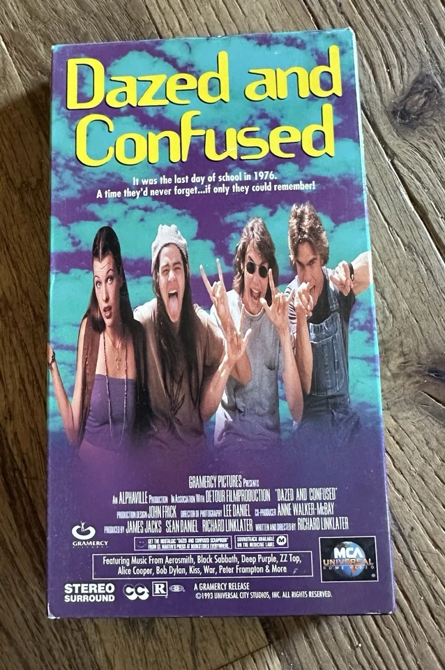Dazed and Confused (VHS, 1993) Richard Linklater Matthew McConaughey Ben Affleck - Image 1 of 1