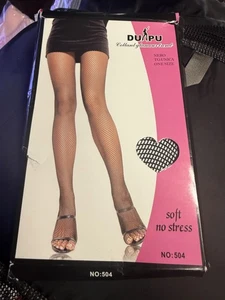 Neue Fashion Nova schwarze Netzstrumpfhose - Bild 1 von 4