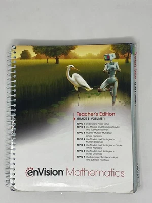 enVision Mathematics 2020 National Teacher's Edition Grade 5 Volume 1 - Image 1 of 4