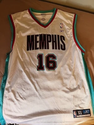 Vintage Reebok NBA Memphis Grizzlies Pau Gasol #16 White Jersey Men's Size XL - Image 1 of 4