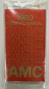 1980 AMC OWNER'S MANUAL SET / COVERS MOST '80 MODELS ORIGINAL GUIDE BOOK SET - Picture 1 of 5