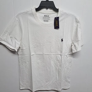 Polo Ralph Lauren Men's Classic Fit Cream Crew Neck T-Shirt XL New - Picture 1 of 9