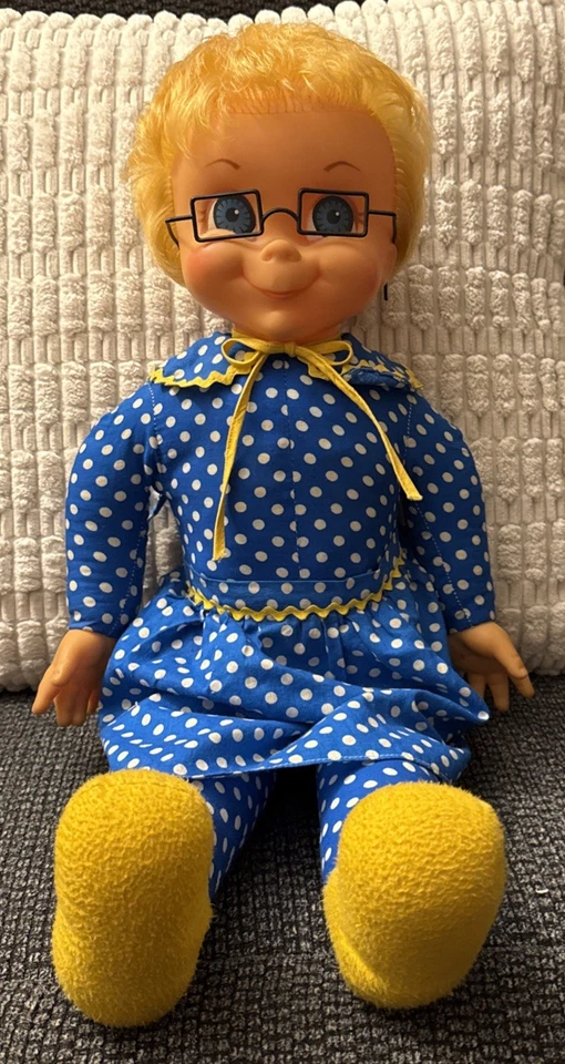 Mrs Beasley 1967 restaurado para hablar 100 % completo con vasos regalo de Navidad Foto 1 de 4