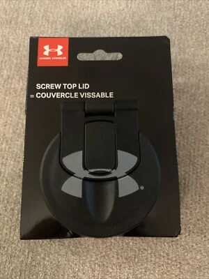 Thermos UR473 Under Armour Screw Top Replacement Lid Black ~ NEW  - Image 1 of 2