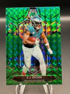 2024 Mosaic - AJ Brown Green Mosaic Prizm #178 Philadelphia Eagles - Picture 1 of 3