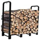 Artibear 4ft Outdoor Firewood Rack, Upgraded Adjustable Heavy Duty rack 4 FEET