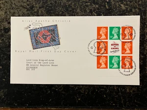 United Kingdom 1991 - Elizabeth II Booklet Agatha Christie stamps FDC Edinburgh - Picture 1 of 1