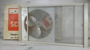 Vintage Mid Century MCM Coronado Full Width Combination Screened Window Fan - Bild 1 von 14