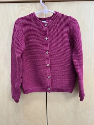 Marks and Spencer Reino Unido. 6-7 años. Cárdigan rojo morera Foto 1 de 4