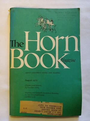 1973 August, The HORN BOOK Magazine, "Children And Memory" (BM101) - Image 1 of 4