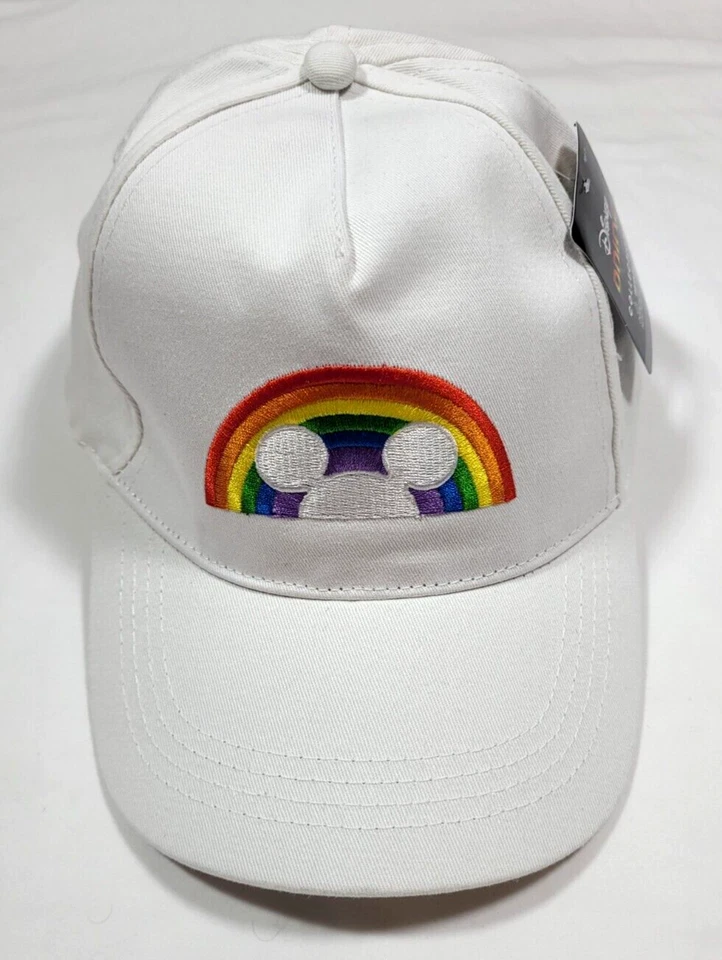 Walt Disney Hat w/Mickey Mouse Ears Rainbow- Pride Collection