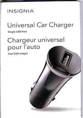 Insignia Universal / Tablet Charger USB Single Port Car Charger - NEW - Image 1 of 3