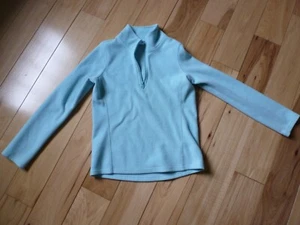Mädchen Old Navy 3/4 Zip Pullover Fleece Mintgrün Langarm Gr. 14 XL - Bild 1 von 4