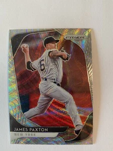 2020 Panini Prizm Baseball Blue Wave /60 James Paxton #87 Yankees - Picture 1 of 1