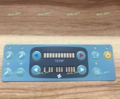 Excavator accessories air conditioning control panel sticker for Sany 65 75-8-9c - Image 1 of 3