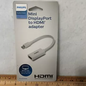 Philips Audio/Video Mini Display Port to HDMI adapter - NEW - Unopened Free Ship - Picture 1 of 5