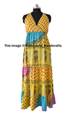 10 PC De Indien Vintage Indien Soie Pre-used Recyclé Sari Robe Hippie Robe