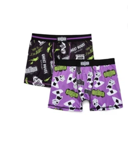 Paquete de 2 calzoncillos boxer Beetlejuice para hombre con estampado transpirable multicolor talla M (32-34) - Imagen 1 de 15