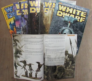 6  WHITE DWARF MAGAZINES by GAMES WORKSHOP ** £4.50 UK POST ** PAPERBACK - Picture 1 of 1