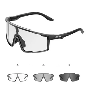 Gafas de sol fotocromáticas para hombres Gafas de ciclismo Mujeres Aire libre MTB Ciclismo Gafas de sol - Imagen 1 de 18