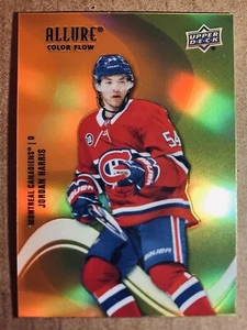 2022-23 Upper Deck Allure Hockey Orange-Yellow Jordan Harris #SF-4 - Picture 1 of 2