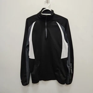Galvin Green Donald Insula 1/4 Zip Golf Black Pullover Jumper Size Men's Medium - Picture 1 of 11